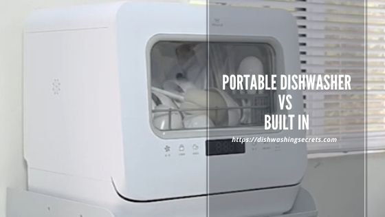 portable dishwasher vs built in